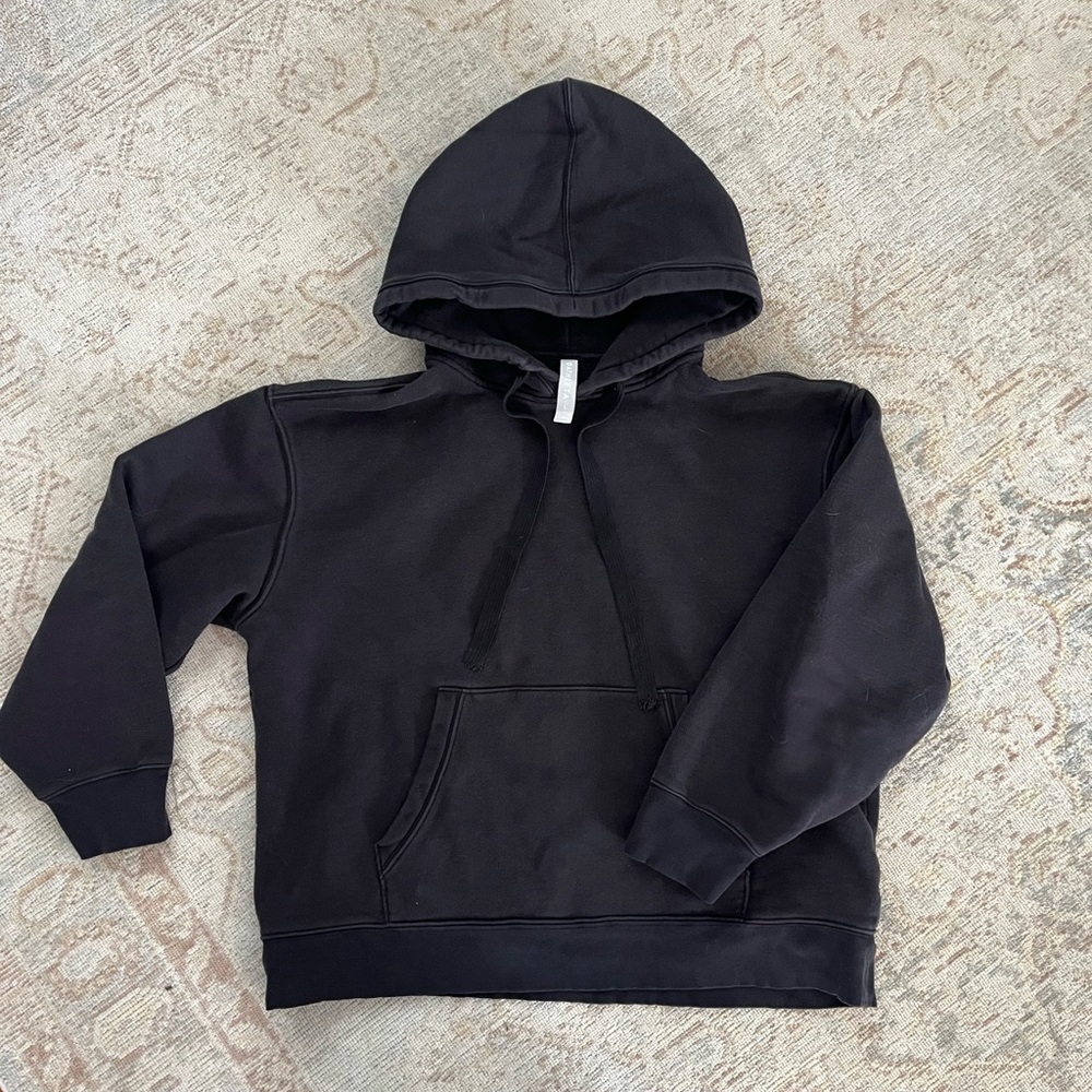 Athleta Black Pullover Hoodie